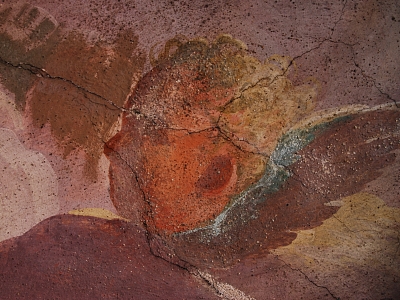 Detail malby před restaurováním