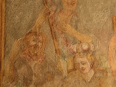 Detail z oltářní stěny